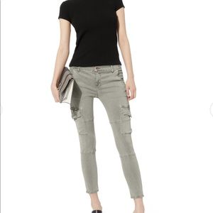 NSF Vincent Cargo Pant Stretch Cropped Taupe Color Women’s Size 26